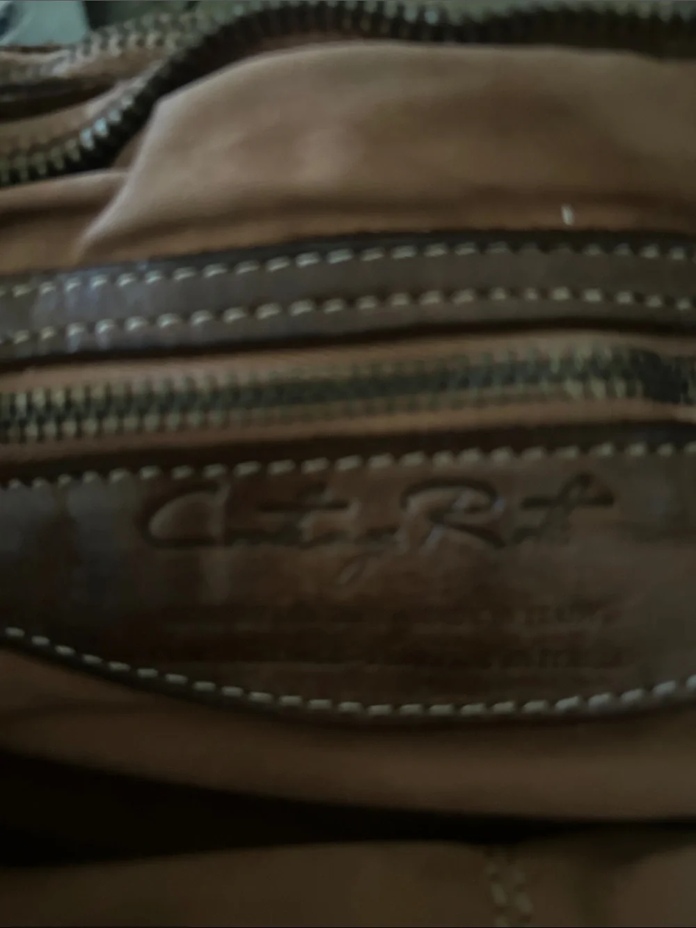 Classic Brown Leather Laptop Briefcase Bag